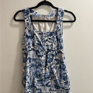 Abercrombie & Fitch Blue and White Floral Mini Dress